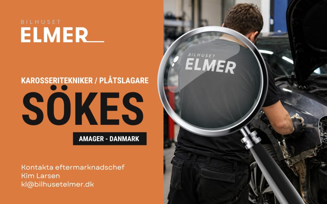 Karrosseritekniker – Pladesmed søges – Svensk