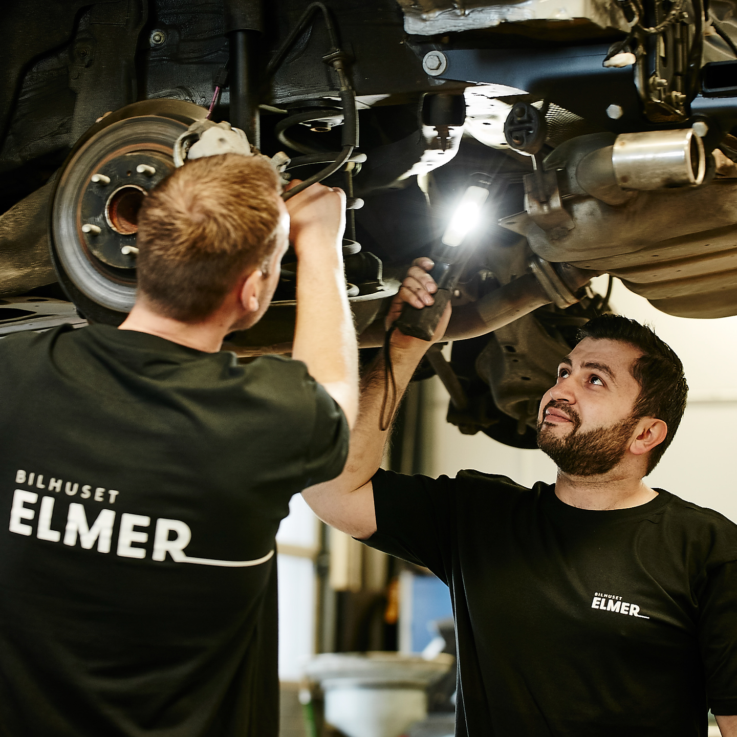 Teamet hos Bilhuset Elmer